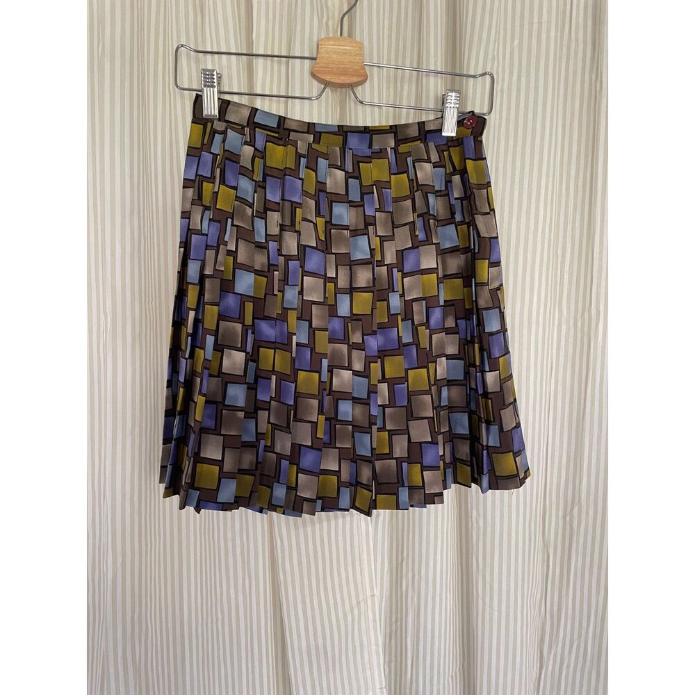 Vintage 90s Express Black Size 5/6 Pleated Mini Skirt Grunge Goth Retro Classic